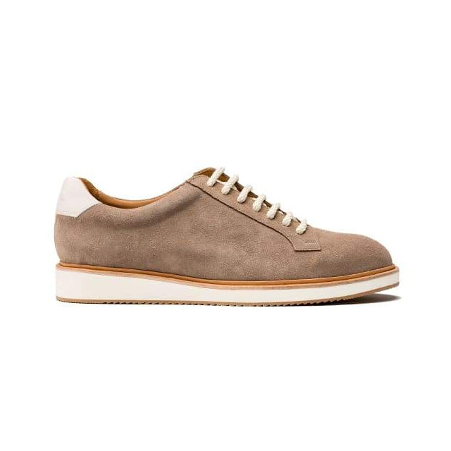 Baskets cuir homme - Taupe - michel