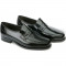 Mocassins homme en cuir noir brillant - Noir - michel