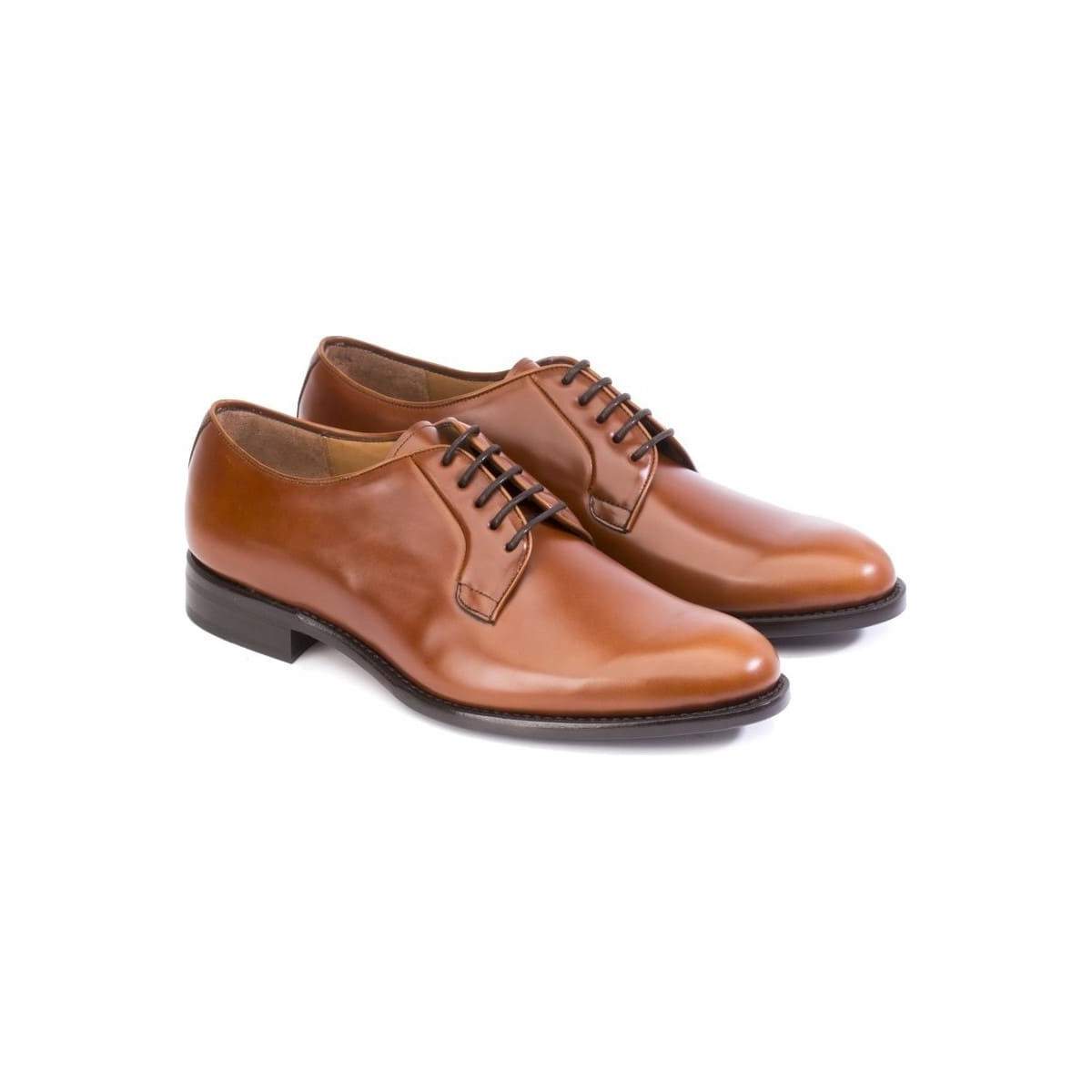 Derbies homme en cuir lisse - Marron - michel