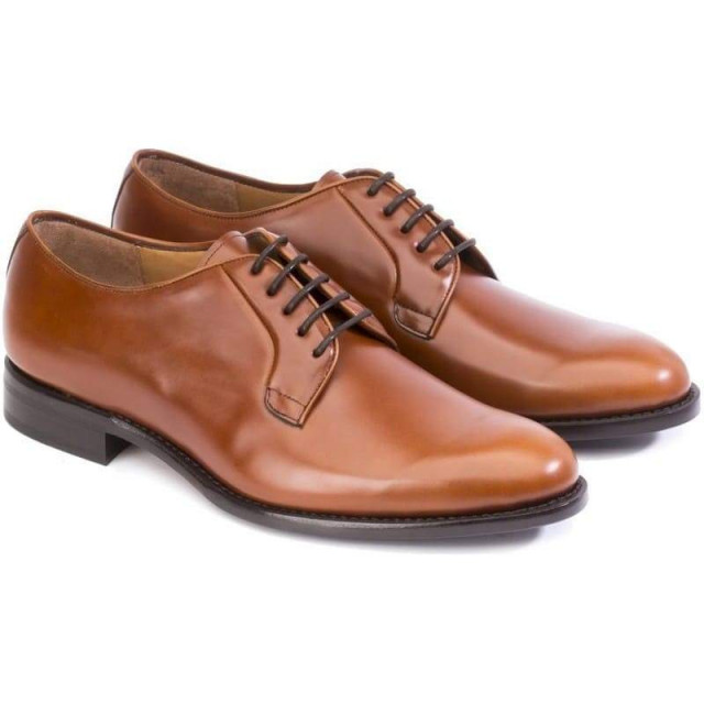 Derbies homme en cuir lisse - Marron - michel