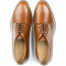 Derbies homme en cuir lisse - Marron - michel