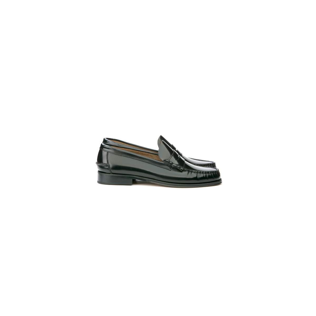 Mocassins homme en cuir verni - Noir - michel