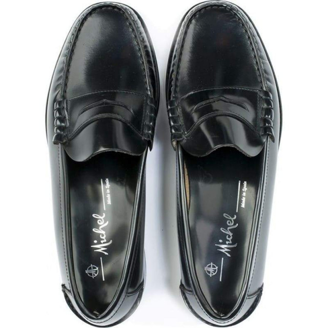 Mocassins homme en cuir verni - Noir - michel