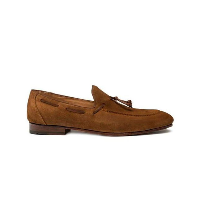 Mocassins homme en daim - Marron - michel