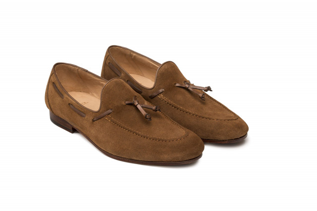 Mocassins homme en daim - Marron - michel