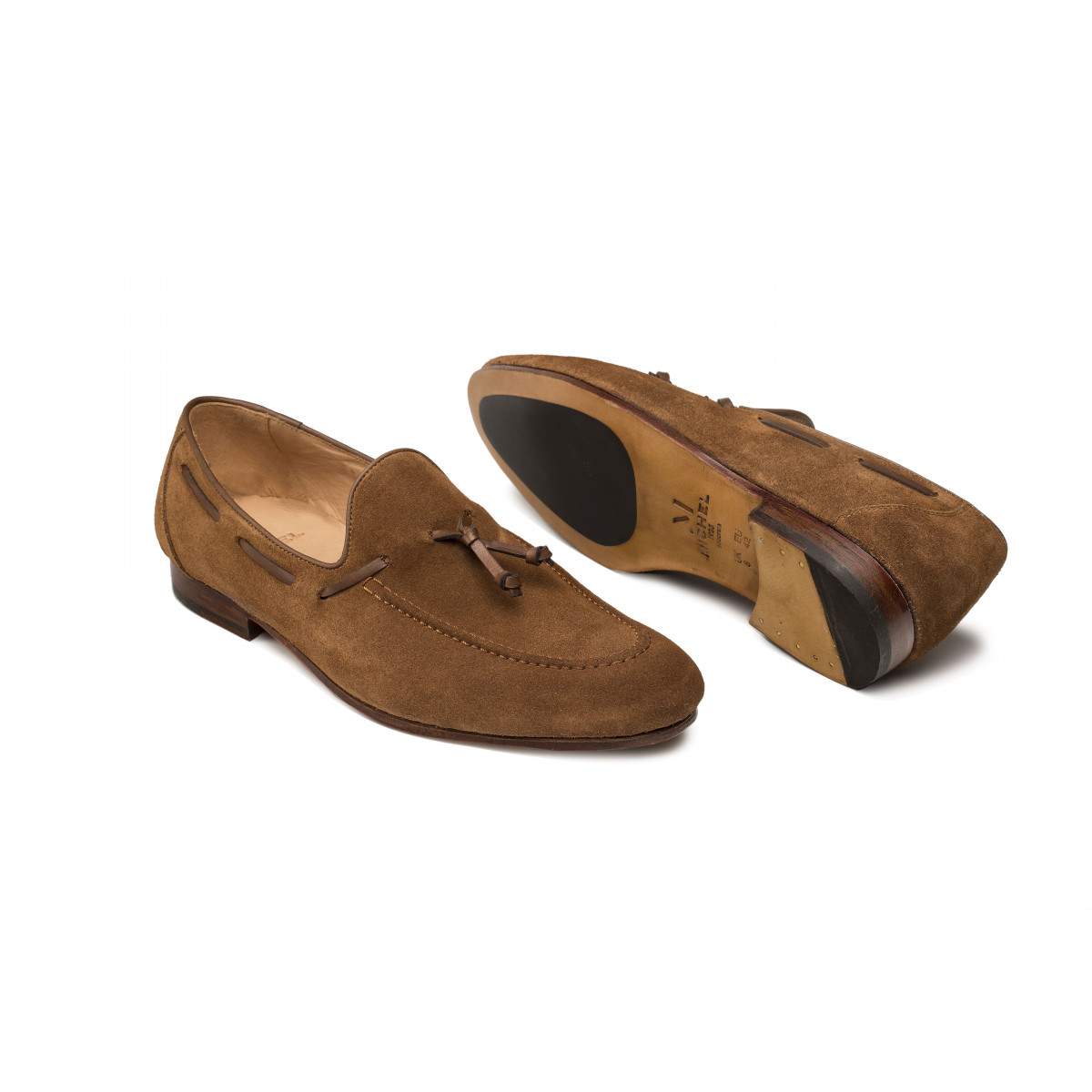 Mocassins homme en daim - Marron - michel