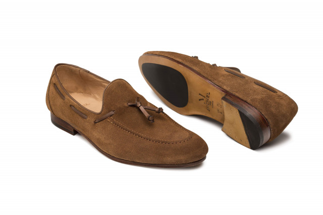 Mocassins homme en daim - Marron - michel