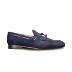 Mocassins homme en daim - Bleu - michel