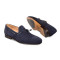 Mocassins homme en daim - Bleu - michel