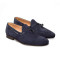 Mocassins homme en daim - Bleu - michel