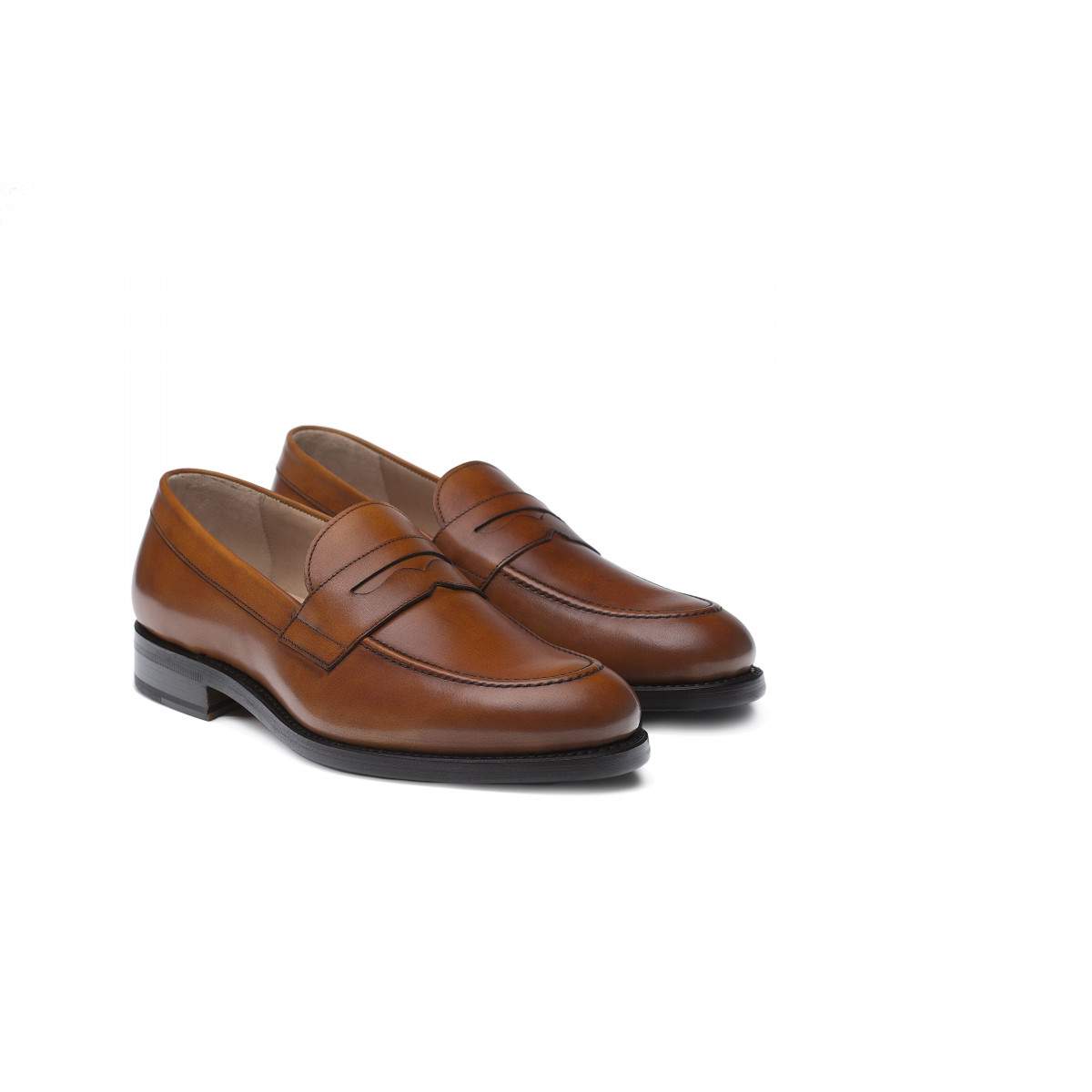 Mocassins homme en cuir - Marron - michel