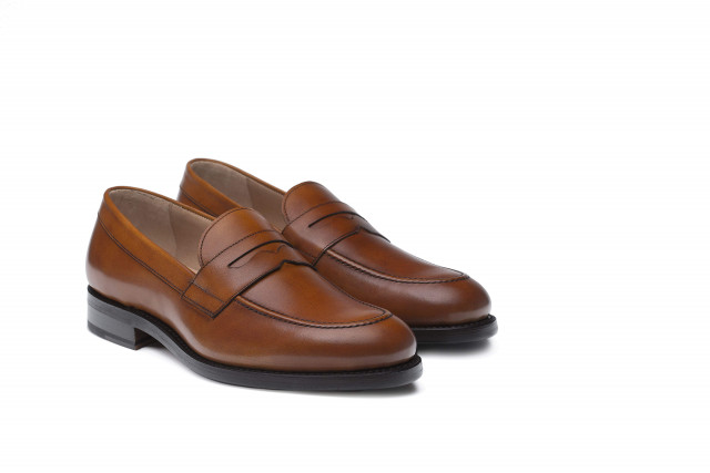 Mocassins homme en cuir - Marron - michel