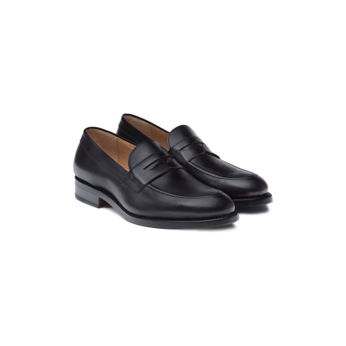 Mocassins homme en cuir - Noir - michel