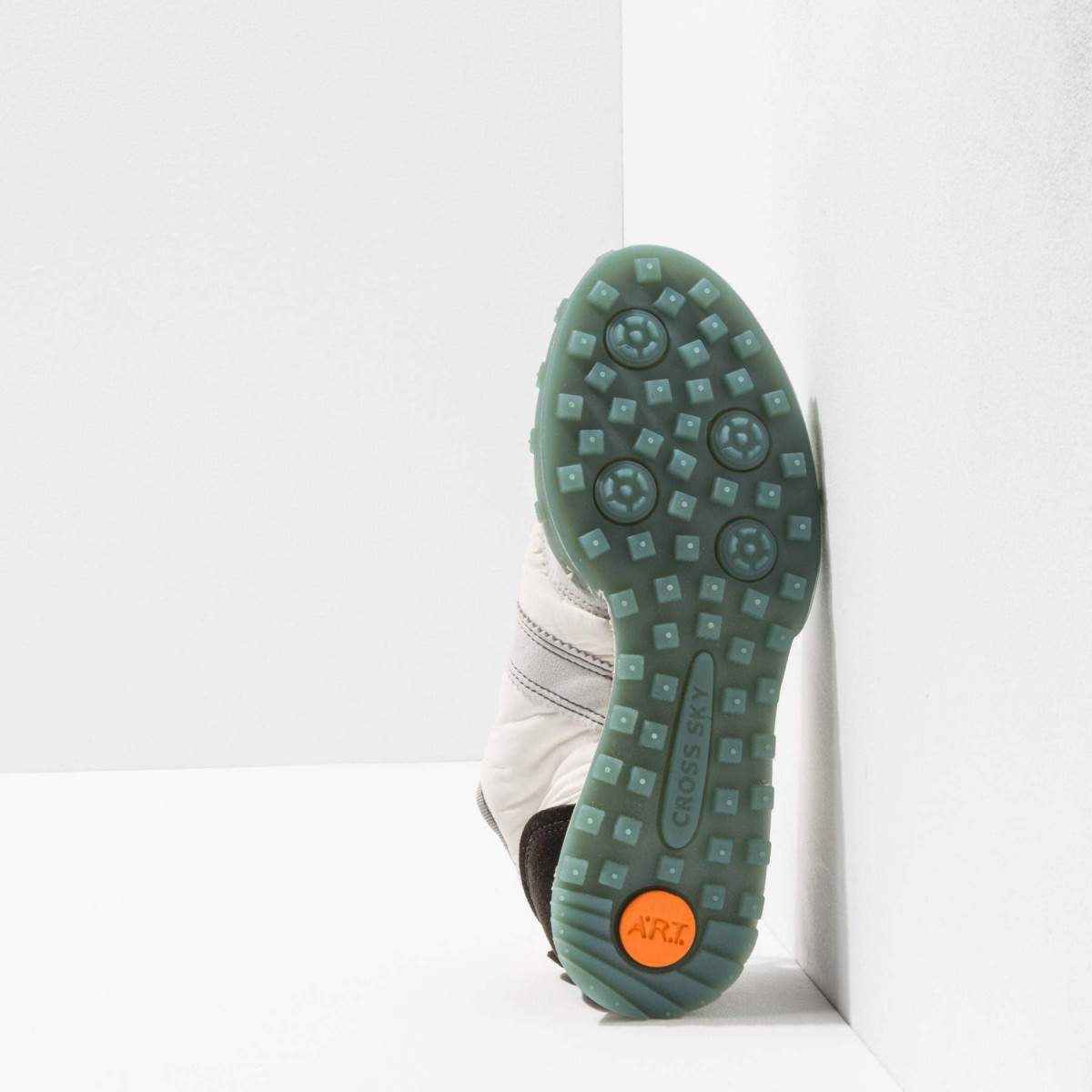 Sneakers vegan à semelles caoutchouc - Blanc - art
