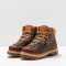 Bottines à lacets style montagne en cuir - art