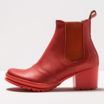 Chelsea boots à talon en cuir - art