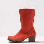 Bottes à talon en daim - art