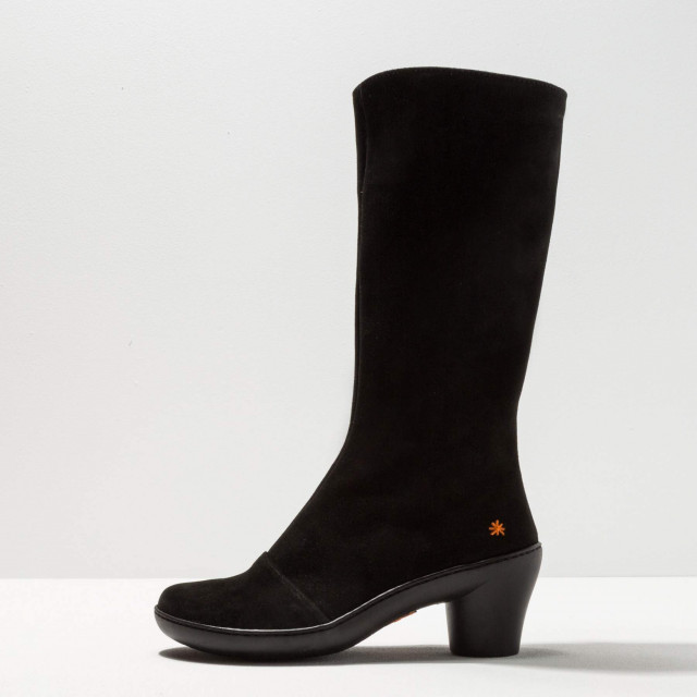 Bottes à talon en daim - art