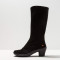 Bottes à talon en daim - art