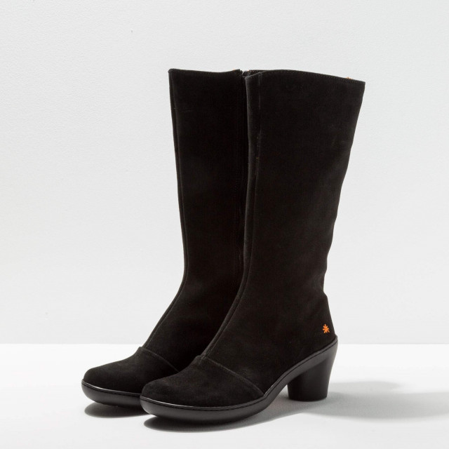 Bottes à talon en daim - art