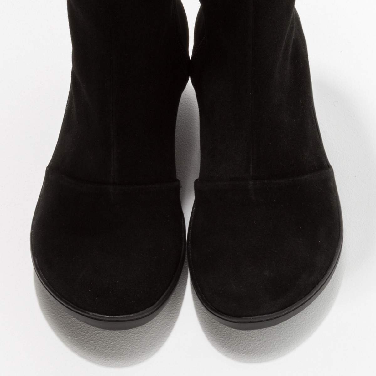 Bottes à talon en daim - art