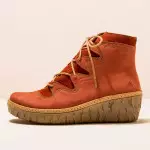 Bottines compensées lacées en cuir - El naturalista