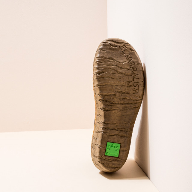 Bottines compensées en cuir à lacets - El naturalista