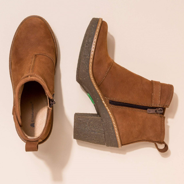 Bottines à talon recyclé - Cuivre - El naturalista