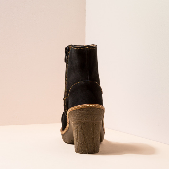 Bottines à talon à lacets en cuir suédé - El naturalista