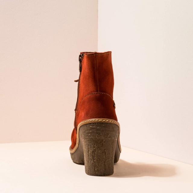 Bottines à talon à lacets en cuir suédé - El naturalista