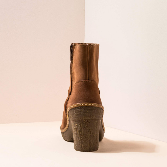 Bottines à talon à lacets en cuir suédé - El naturalista