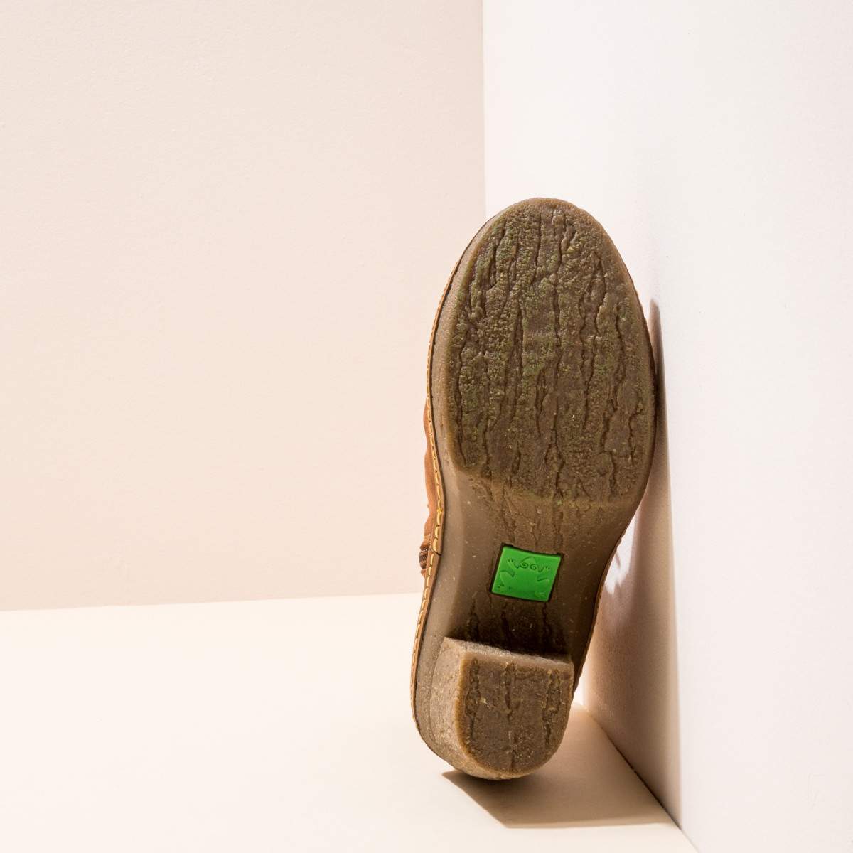 Bottines à talon à lacets en cuir suédé - El naturalista