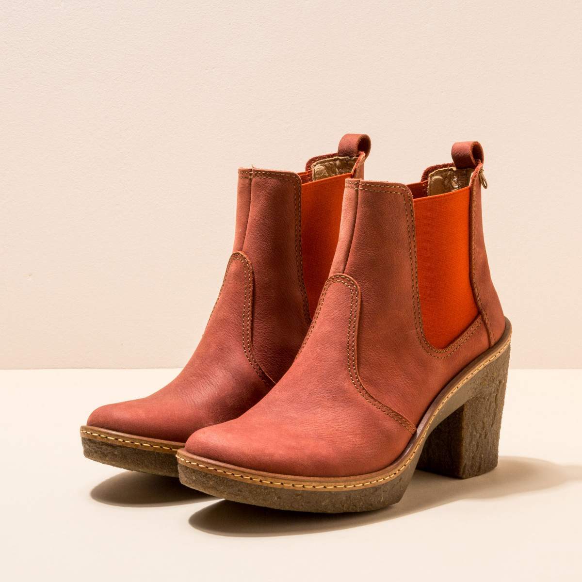 Bottines chelsea à talon en cuir - El naturalista