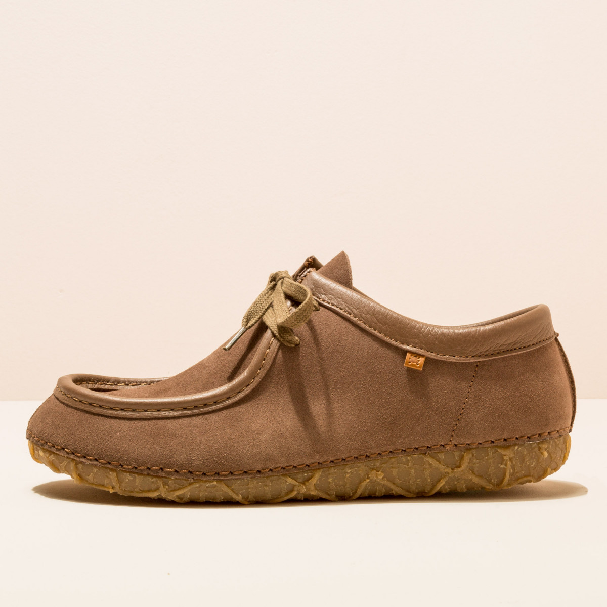 Chaussures confortables en daim - Marron - El naturalista