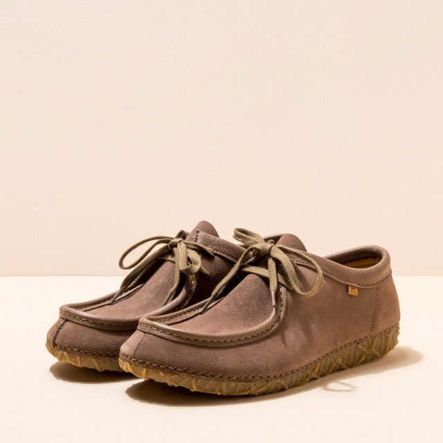 Chaussures confortables en daim - Marron - El naturalista