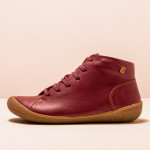 Baskets montantes en cuir au grain naturel - El naturalista