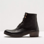 Bottines à lacets en cuir à petit talon - Neosens