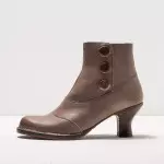 Bottines à talon bobine en cuir - Neosens