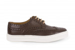Baskets cuir homme style derbies - Calce