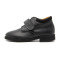 Bottines confort ultra légères en cuir à velcro - Noir - Mabel Shoes