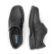 Chaussures pieds sensibles en cuir à velcro - Noir - Mabel Shoes