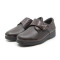 Chaussures hallux valgus à détails verni effet croco - Marron - Mabel Shoes