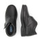Bottines confort en cuir à velcro - Noir - Mabel Shoes