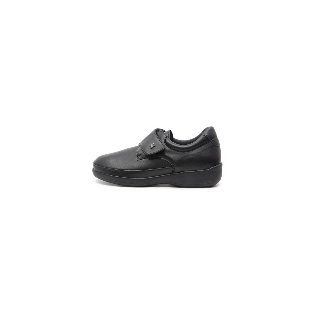 Chaussures pieds sensibles fermées par velcro - Noir - Mabel Shoes