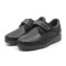 Chaussures confort pieds sensibles en cuir à motifs - Noir - Mabel Shoes