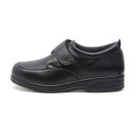 Chaussures hallux valgus en cuir mat à large velcro - Mabel Shoes