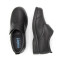 Chaussures hallux valgus en cuir mat à large velcro - Noir - Mabel Shoes