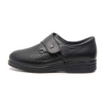 Chaussures pieds larges en cuir élastique et perforé - Mabel Shoes