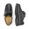 Chaussures diabétiques en cuir à velcro - Noir - Mabel Shoes