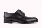 Derbies homme en cuir à bout golf fleuri - Calce